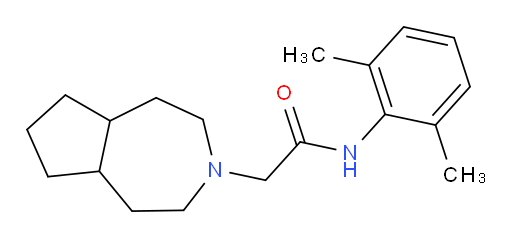 N-(2,6-dimethylphenyl)-2-(octahydrocyclopenta[d]azepin-3(2H)-yl)acetamide
