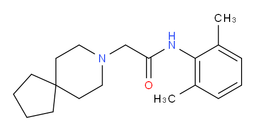 N-(2,6-dimethylphenyl)-2-(8-azaspiro[4.5]decan-8-yl)acetamide