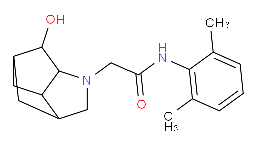 N-(2,6-dimethylphenyl)-2-(6-hydroxyhexahydro-3,5-methanocyclopenta[b]pyrrol-1(2H)-yl)acetamide