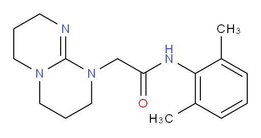 N-(2,6-dimethylphenyl)-2-(2,3,4,6,7,8-hexahydro-1H-pyrimido[1,2-a]pyrimidin-1-yl)acetamide