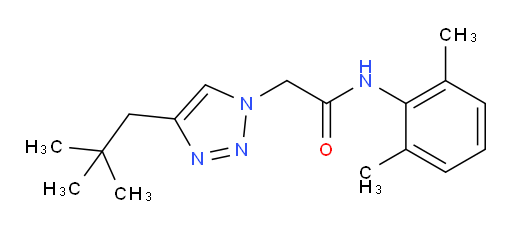 N-(2,6-dimethylphenyl)-2-(4-neopentyl-1H-1,2,3-triazol-1-yl)acetamide