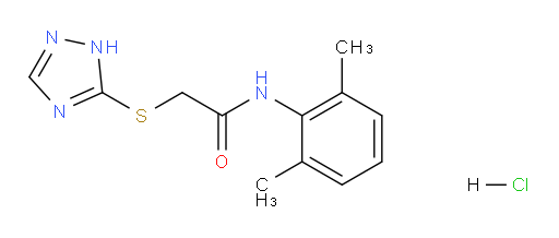 2-((1H-1,2,4-triazol-5-yl)thio)-N-(2,6-dimethylphenyl)acetamide hydrochloride