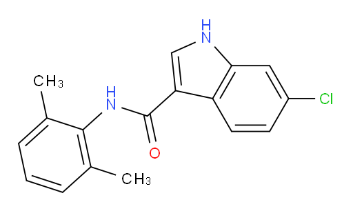 6-chloro-N-(2,6-dimethylphenyl)-1H-indole-3-carboxamide