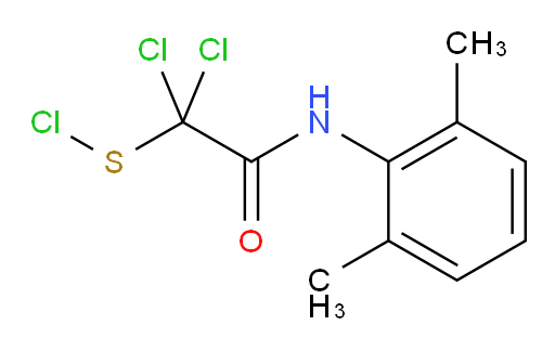 1,1-dichloro-2-((2,6-dimethylphenyl)amino)-2-oxoethyl hypochlorothioite