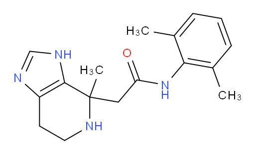 N-(2,6-dimethylphenyl)-2-(4-methyl-4,5,6,7-tetrahydro-3H-imidazo[4,5-c]pyridin-4-yl)acetamide