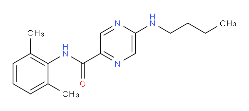 5-(butylamino)-N-(2,6-dimethylphenyl)pyrazine-2-carboxamide