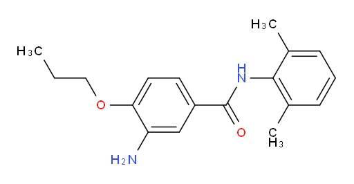 3-amino-N-(2,6-dimethylphenyl)-4-propoxybenzamide