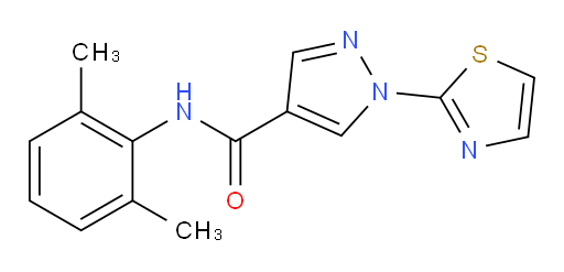 N-(2,6-dimethylphenyl)-1-(thiazol-2-yl)-1H-pyrazole-4-carboxamide