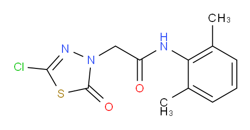 2-(5-chloro-2-oxo-1,3,4-thiadiazol-3(2H)-yl)-N-(2,6-dimethylphenyl)acetamide