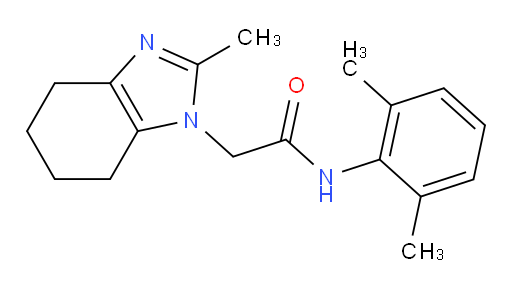 N-(2,6-dimethylphenyl)-2-(2-methyl-4,5,6,7-tetrahydro-1H-benzo[d]imidazol-1-yl)acetamide