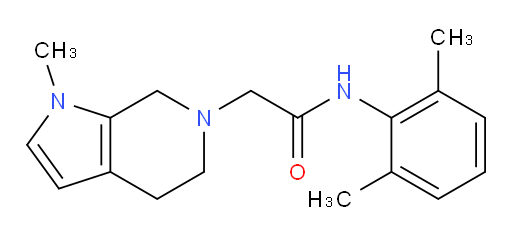 N-(2,6-dimethylphenyl)-2-(1-methyl-4,5-dihydro-1H-pyrrolo[2,3-c]pyridin-6(7H)-yl)acetamide