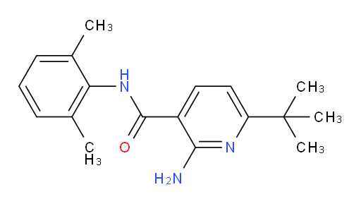 2-amino-6-(tert-butyl)-N-(2,6-dimethylphenyl)nicotinamide