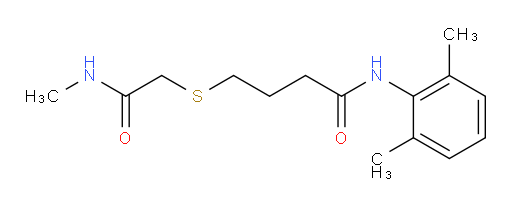 N-(2,6-dimethylphenyl)-4-((2-(methylamino)-2-oxoethyl)thio)butanamide