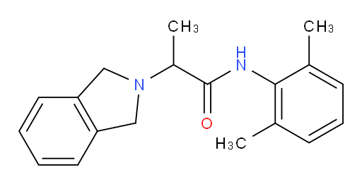 N-(2,6-dimethylphenyl)-2-(isoindolin-2-yl)propanamide