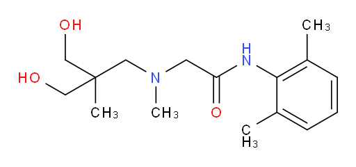 N-(2,6-dimethylphenyl)-2-((3-hydroxy-2-(hydroxymethyl)-2-methylpropyl)(methyl)amino)acetamide