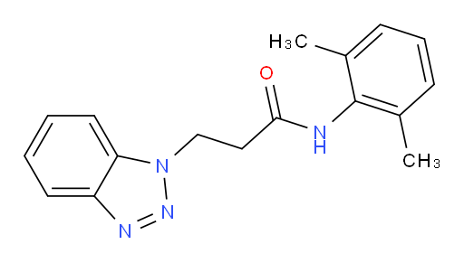 3-(1H-benzo[d][1,2,3]triazol-1-yl)-N-(2,6-dimethylphenyl)propanamide