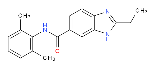 N-(2,6-dimethylphenyl)-2-ethyl-1H-benzo[d]imidazole-6-carboxamide