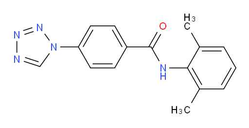 N-(2,6-dimethylphenyl)-4-(1H-tetrazol-1-yl)benzamide