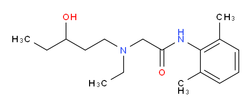 N-(2,6-dimethylphenyl)-2-(ethyl(3-hydroxypentyl)amino)acetamide