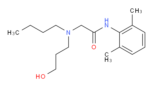 2-(butyl(3-hydroxypropyl)amino)-N-(2,6-dimethylphenyl)acetamide