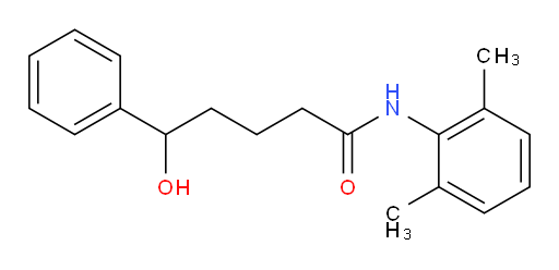 N-(2,6-dimethylphenyl)-5-hydroxy-5-phenylpentanamide