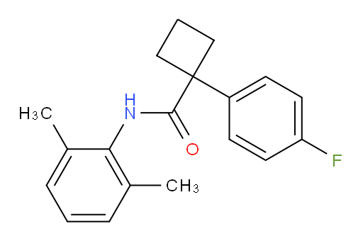 N-(2,6-dimethylphenyl)-1-(4-fluorophenyl)cyclobutanecarboxamide