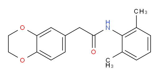 2-(2,3-dihydrobenzo[b][1,4]dioxin-6-yl)-N-(2,6-dimethylphenyl)acetamide