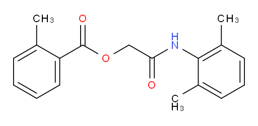 2-((2,6-dimethylphenyl)amino)-2-oxoethyl 2-methylbenzoate