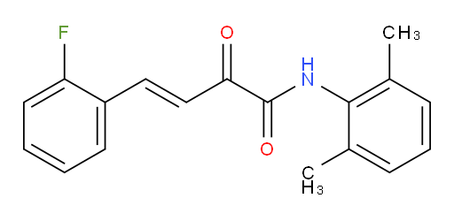 (E)-N-(2,6-dimethylphenyl)-4-(2-fluorophenyl)-2-oxobut-3-enamide