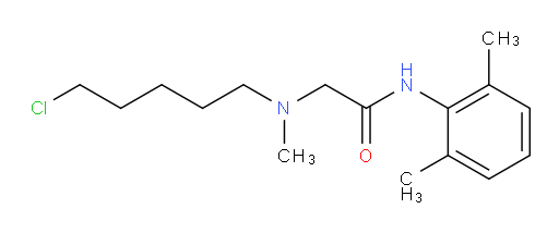 2-((5-chloropentyl)(methyl)amino)-N-(2,6-dimethylphenyl)acetamide