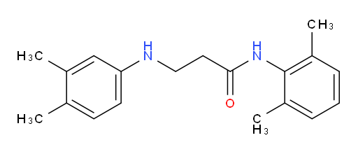 N-(2,6-dimethylphenyl)-3-((3,4-dimethylphenyl)amino)propanamide