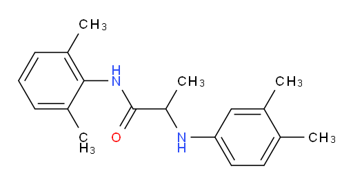 N-(2,6-dimethylphenyl)-2-((3,4-dimethylphenyl)amino)propanamide