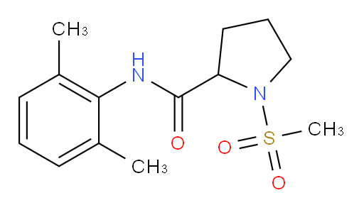 N-(2,6-dimethylphenyl)-1-(methylsulfonyl)pyrrolidine-2-carboxamide