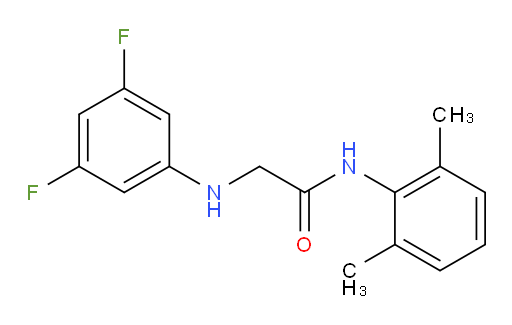 2-((3,5-difluorophenyl)amino)-N-(2,6-dimethylphenyl)acetamide