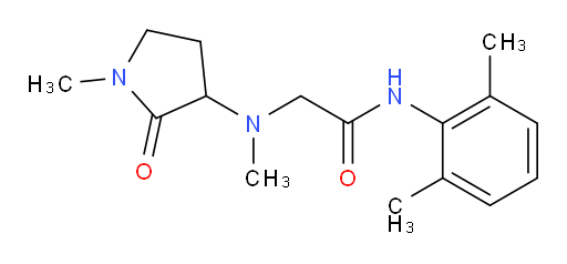 N-(2,6-dimethylphenyl)-2-(methyl(1-methyl-2-oxopyrrolidin-3-yl)amino)acetamide