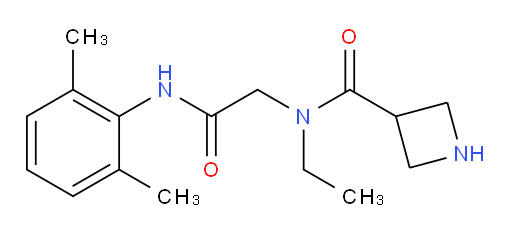 N-(2-((2,6-dimethylphenyl)amino)-2-oxoethyl)-N-ethylazetidine-3-carboxamide