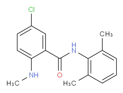 5-chloro-N-(2,6-dimethylphenyl)-2-(methylamino)benzamide