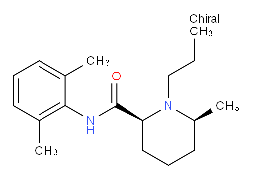 (2S,6S)-N-(2,6-dimethylphenyl)-6-methyl-1-propylpiperidine-2-carboxamide