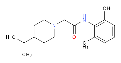 N-(2,6-dimethylphenyl)-2-(4-isopropylpiperidin-1-yl)acetamide
