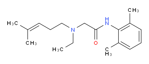 N-(2,6-dimethylphenyl)-2-(ethyl(4-methylpent-3-en-1-yl)amino)acetamide