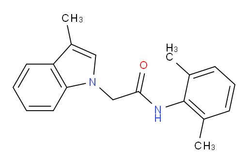 N-(2,6-dimethylphenyl)-2-(3-methyl-1H-indol-1-yl)acetamide