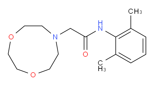 N-(2,6-dimethylphenyl)-2-(1,4,7-dioxazonan-7-yl)acetamide