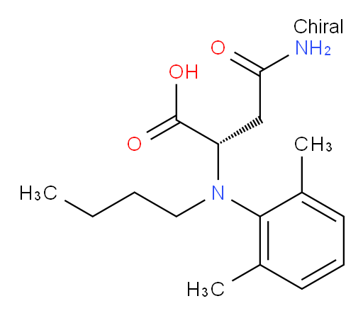 (S)-4-amino-2-(butyl(2,6-dimethylphenyl)amino)-4-oxobutanoic acid
