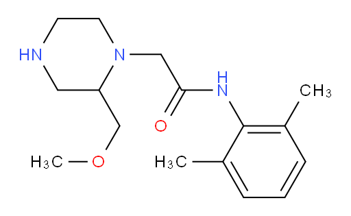 N-(2,6-dimethylphenyl)-2-(2-(methoxymethyl)piperazin-1-yl)acetamide