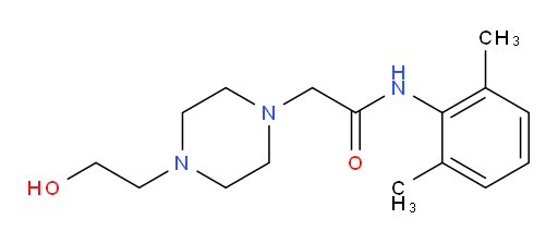 N-(2,6-dimethylphenyl)-2-(4-(2-hydroxyethyl)piperazin-1-yl)acetamide