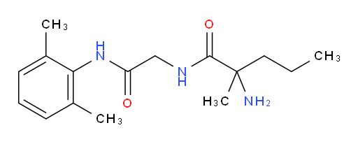2-amino-N-(2-((2,6-dimethylphenyl)amino)-2-oxoethyl)-2-methylpentanamide