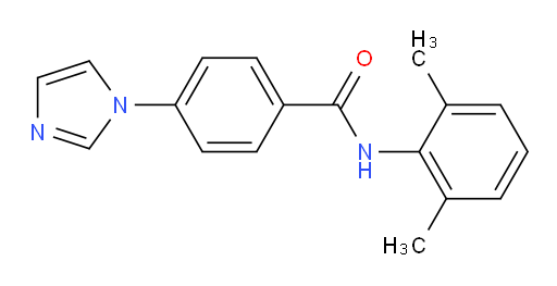 N-(2,6-dimethylphenyl)-4-(1H-imidazol-1-yl)benzamide