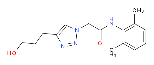 N-(2,6-dimethylphenyl)-2-(4-(3-hydroxypropyl)-1H-1,2,3-triazol-1-yl)acetamide