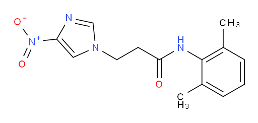 N-(2,6-dimethylphenyl)-3-(4-nitro-1H-imidazol-1-yl)propanamide