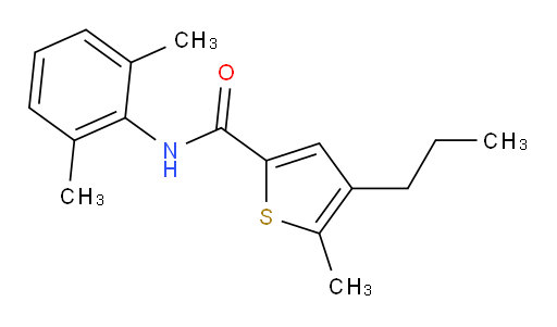 N-(2,6-dimethylphenyl)-5-methyl-4-propylthiophene-2-carboxamide